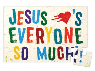 52582 Magnetisk Puslespill - Jesus Love's Everyone So Much (20 br)